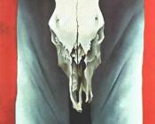 乔治亚 奥基夫 : Cow's Skull: Red, White, and Blue